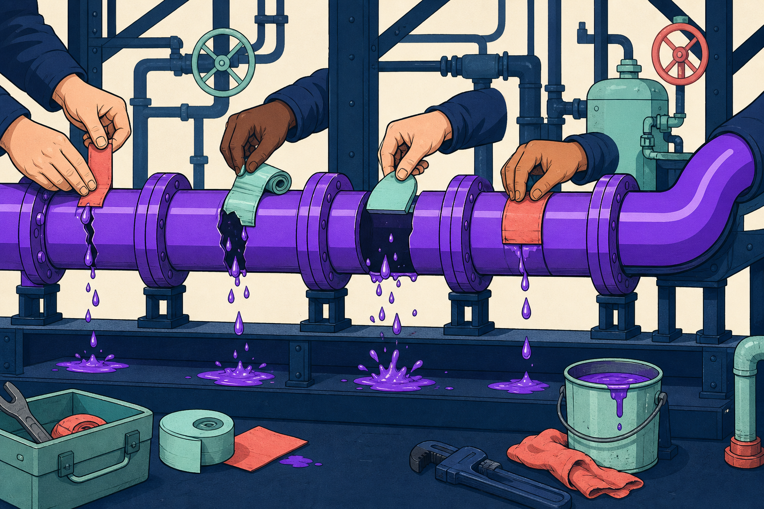 A recurring-payment pipeline can leak at the token, gateway, webhook, order, status, access, or message handoff.