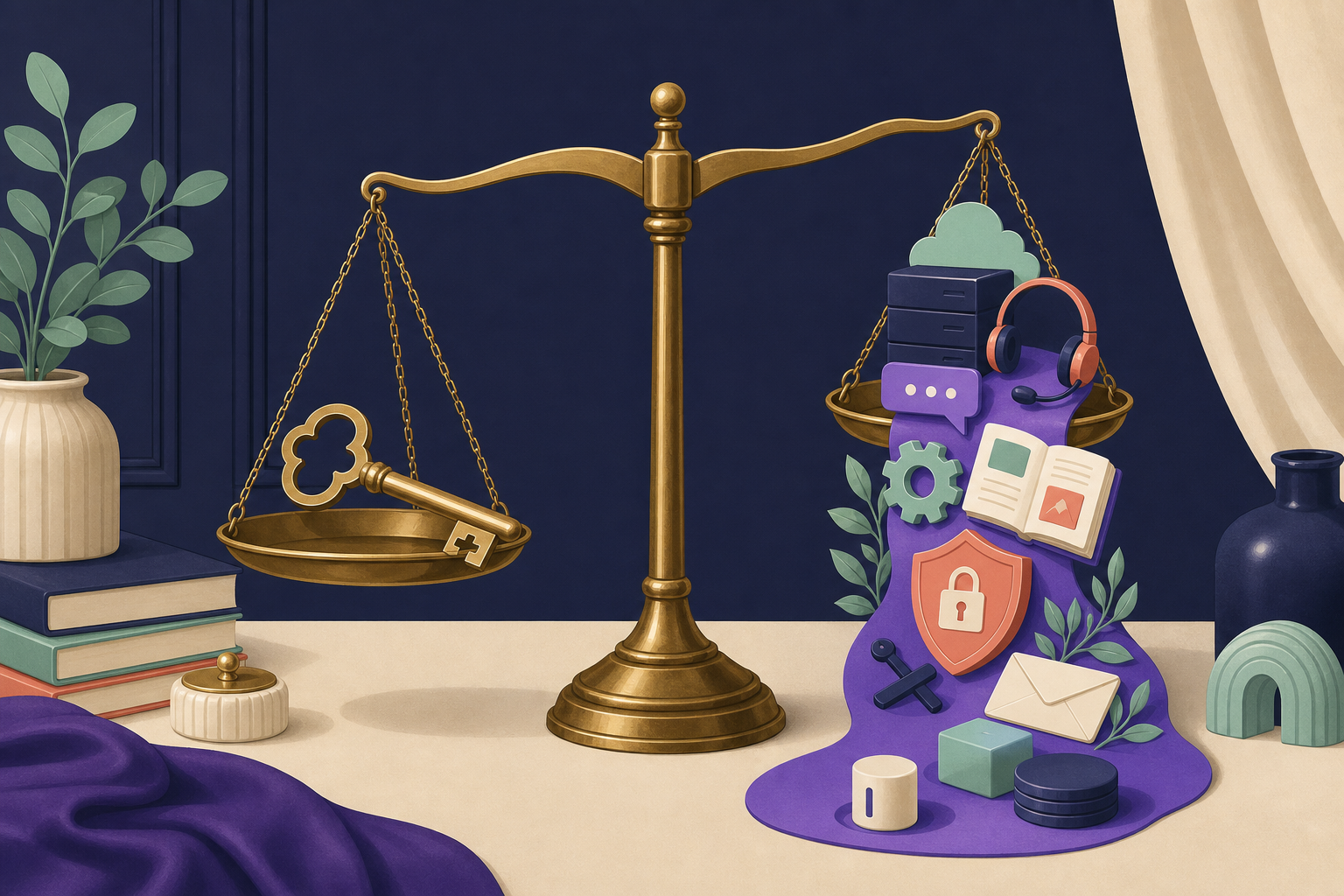 An upfront coin stack balances years of hosting, content, support, and community obligation.