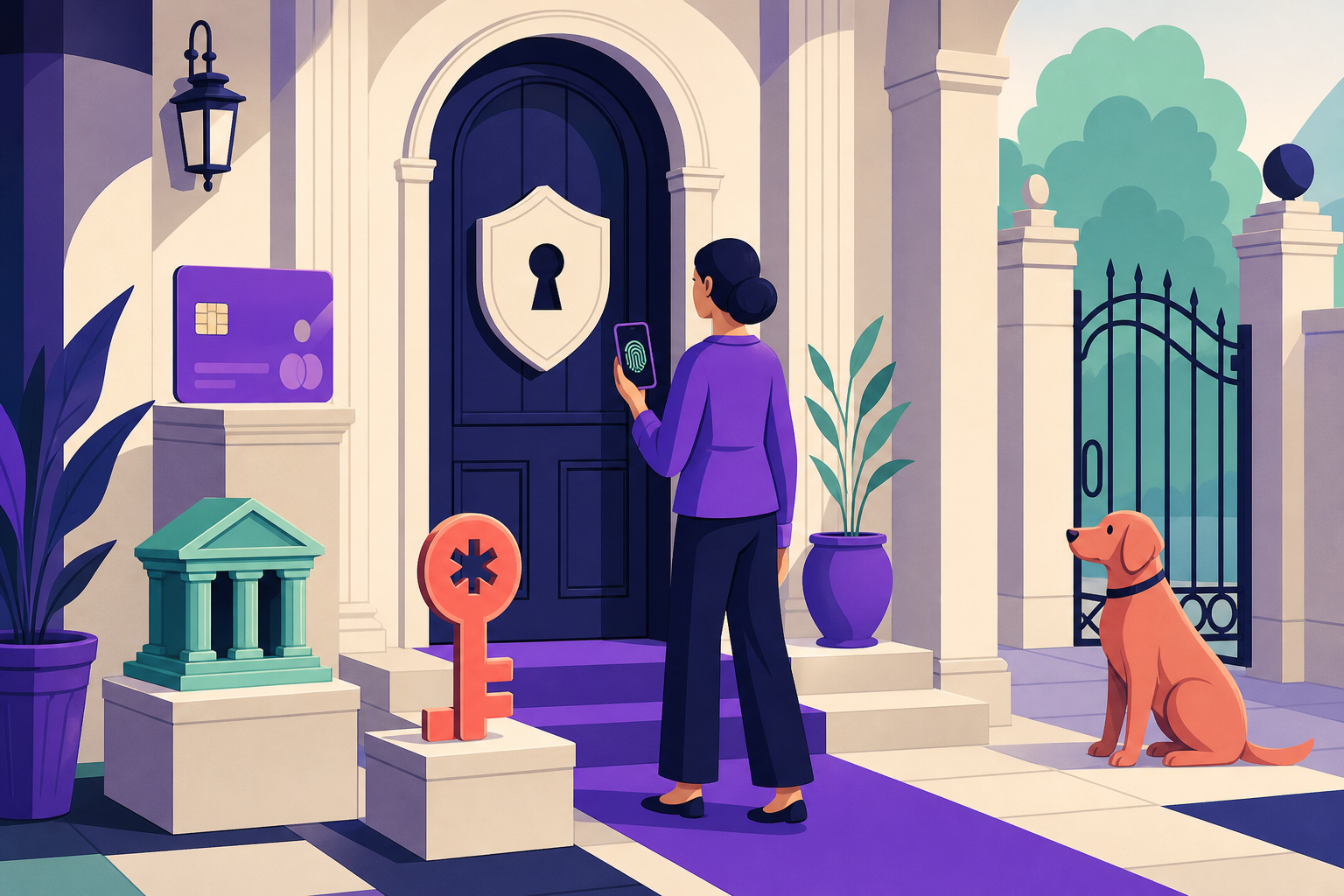 An authentication door cannot be opened by repeatedly pushing the same background retry against it.