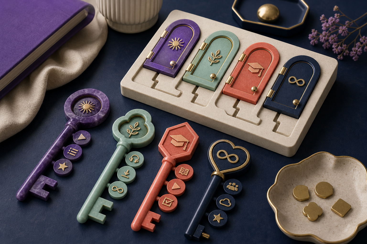 One member holds two valid plan keys, so ending one subscription must not revoke the access still granted by the other.